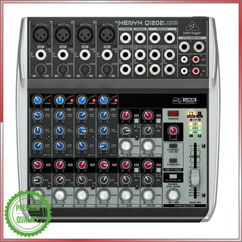 Behringer Audio Mixer Q1202USB XENYX Table de mixage USB 12 canaux