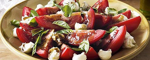 Salade de tomates et Bocconcini