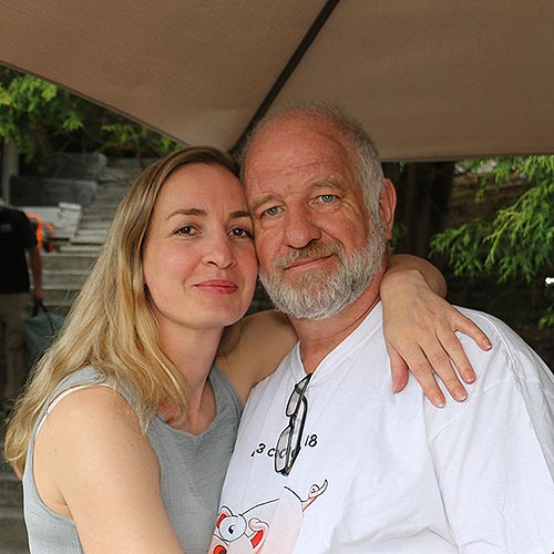 Ewa Wollemann with Christoph Klein