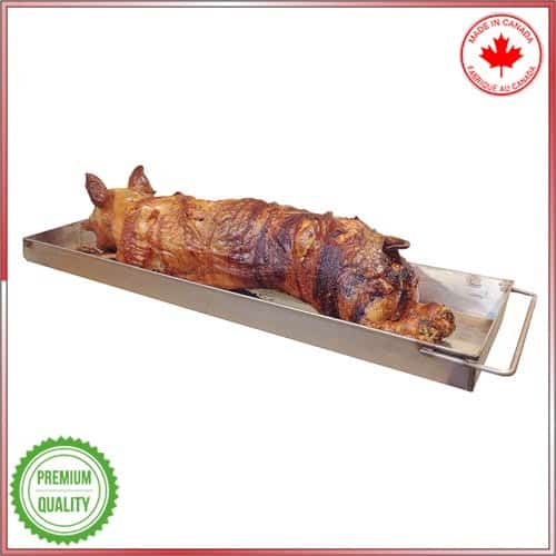 Meat tray with handles